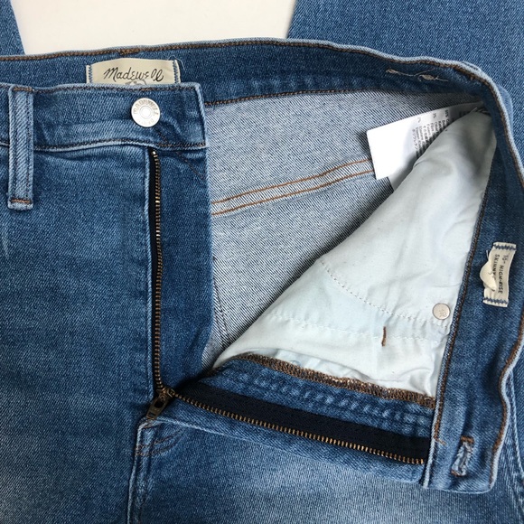 MADEWELL 10 in High-Rise Skinny Crop Denim Jeans 31 - Picture 12 of 15